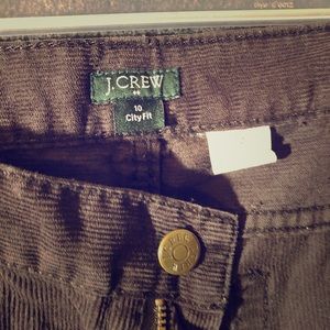 J. Crew Brown corduroy pants